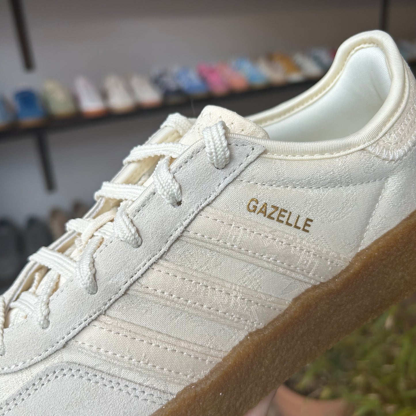 adidas Gazelle Crepe CLOT By Edison Chen Crew White