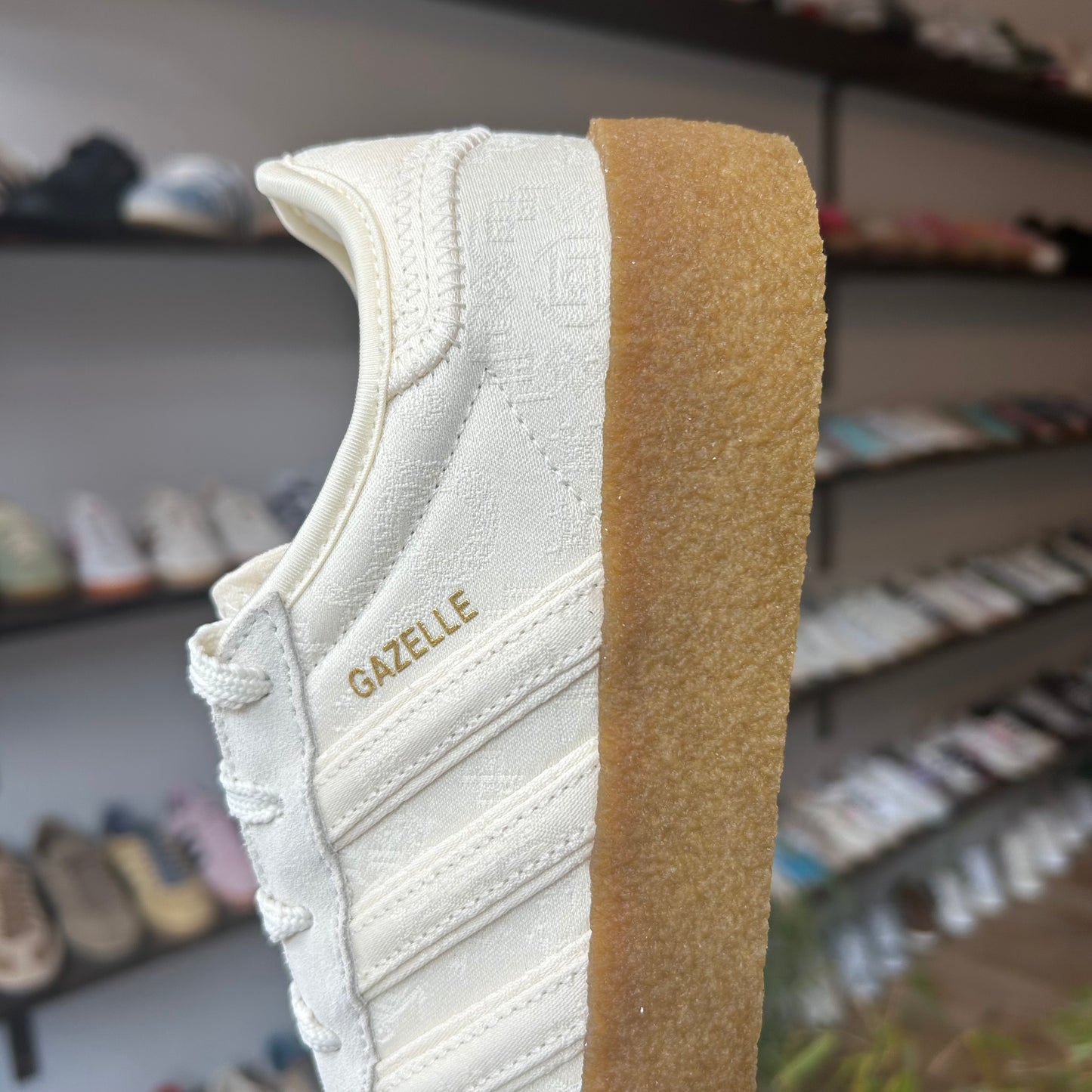 adidas Gazelle Crepe CLOT By Edison Chen Crew White