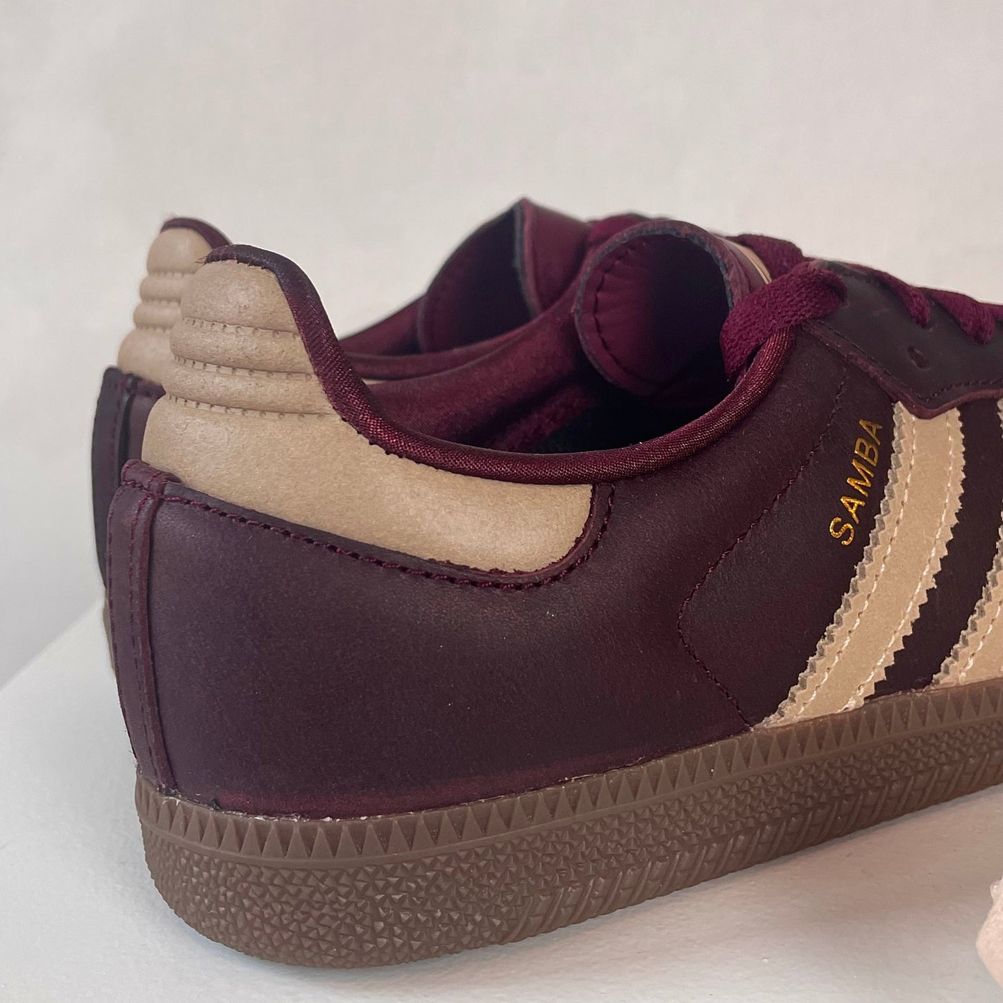 adidas Samba OG Maroon Crystal Sand (Women's)