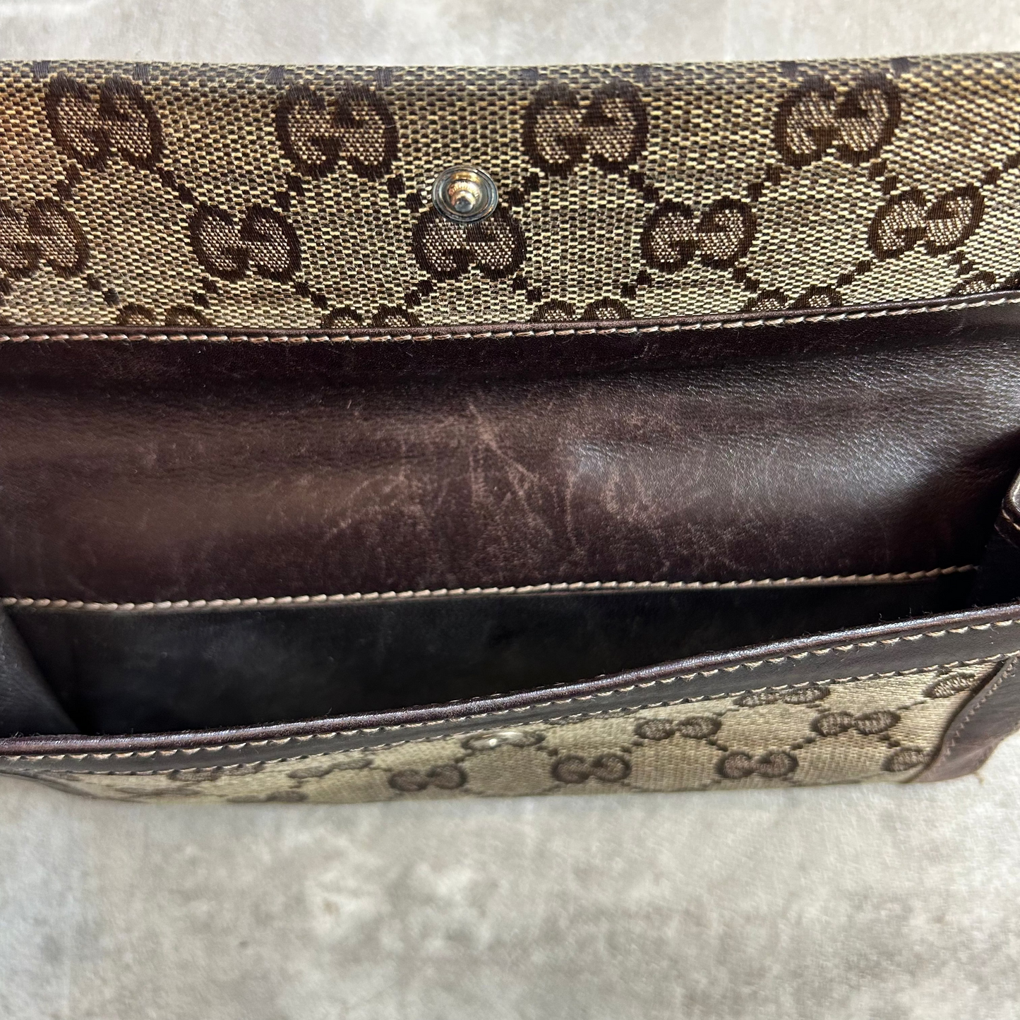 Gucci GG Canvas Long Wallet 2000er Vintage