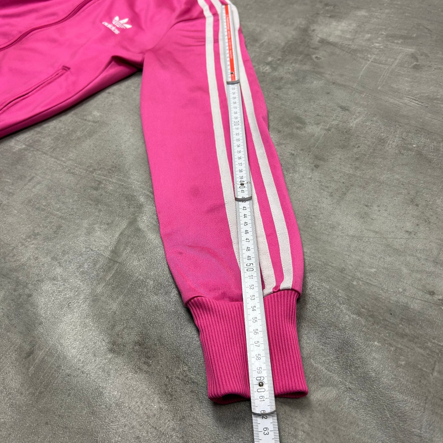 00s Adidas Originals Trackjacke Rosa-Weiß