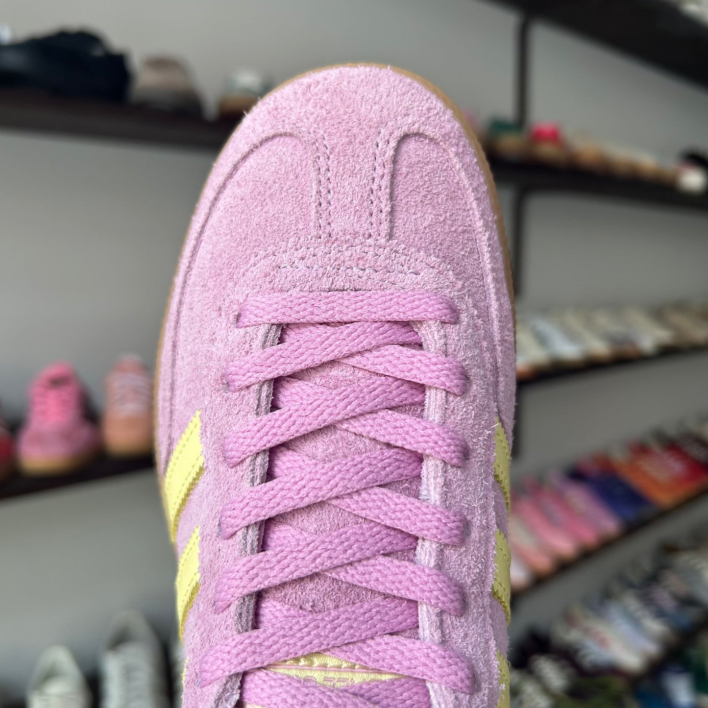 adidas Handball Spezial Bliss Lilac Yellow (Women's)