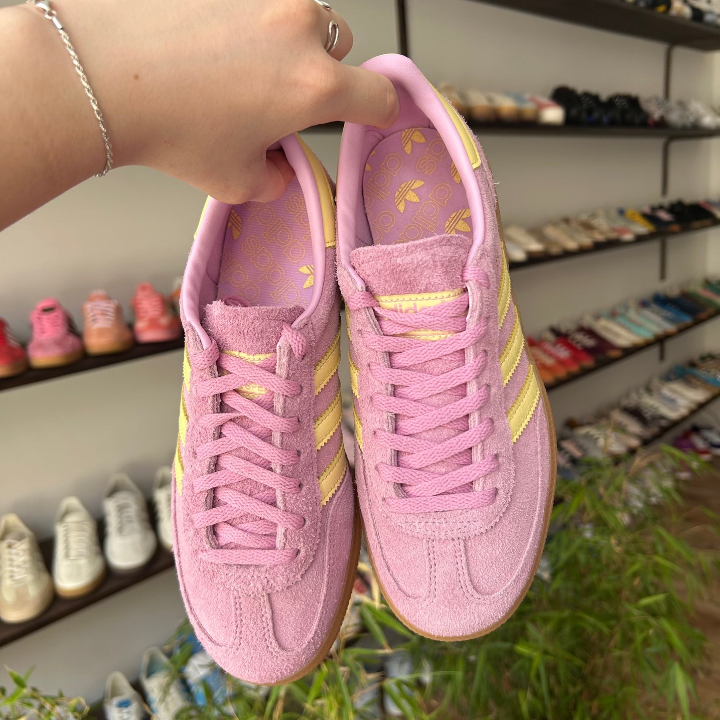 adidas Handball Spezial Bliss Lilac Yellow (Women's)