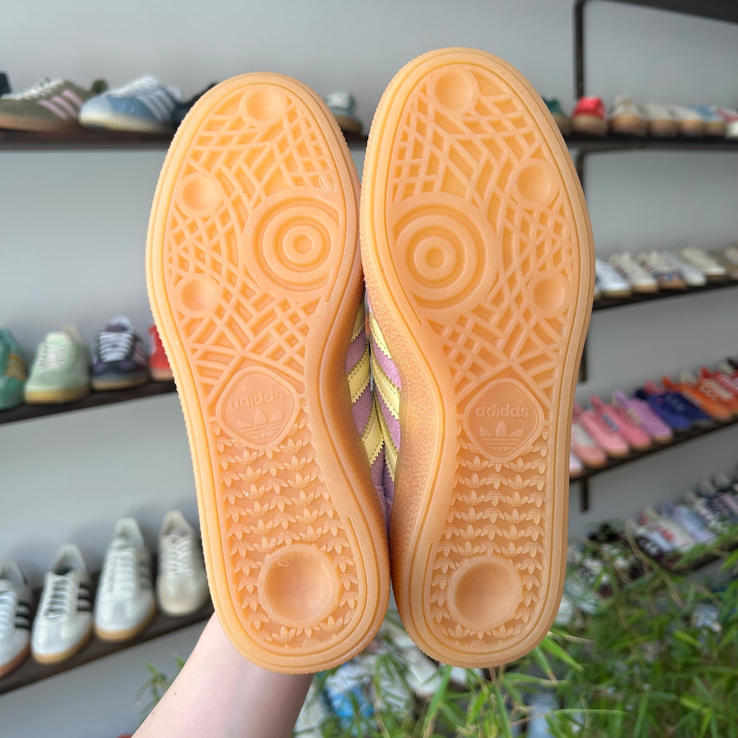 adidas Handball Spezial Bliss Lilac Yellow (Women's)