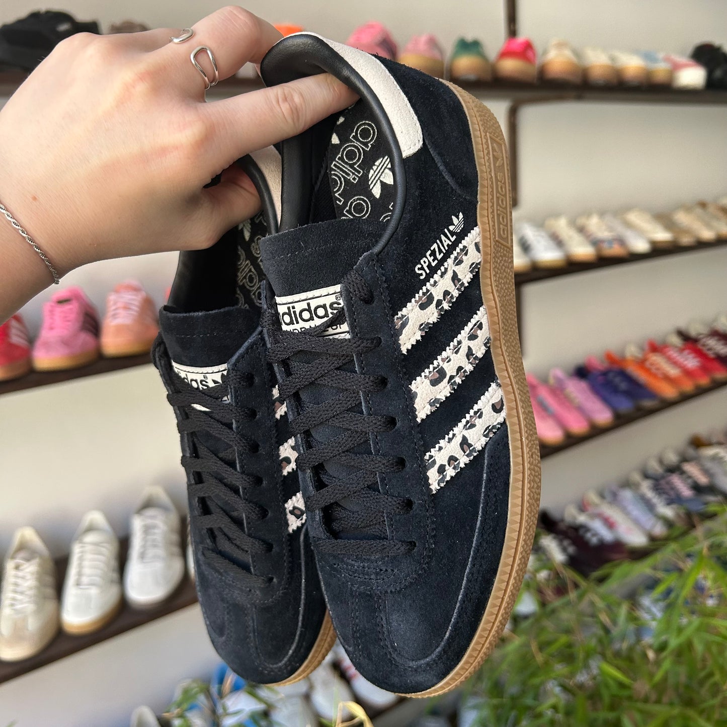 adidas Handball Spezial Black Wonder Leopard (Women's)