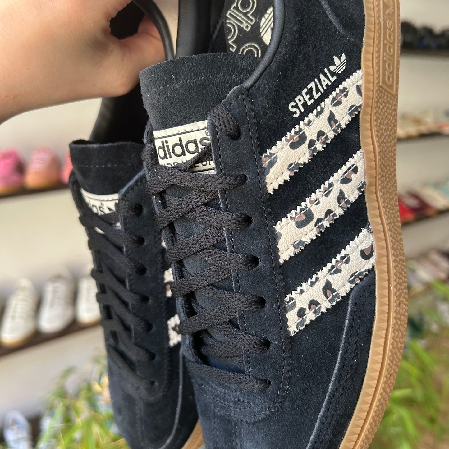 adidas Handball Spezial Black Wonder Leopard (Women's)