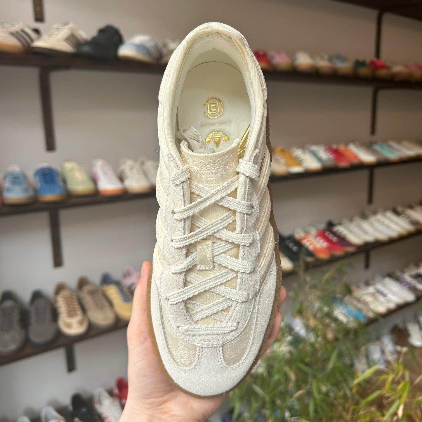 adidas Gazelle Crepe CLOT By Edison Chen Crew White