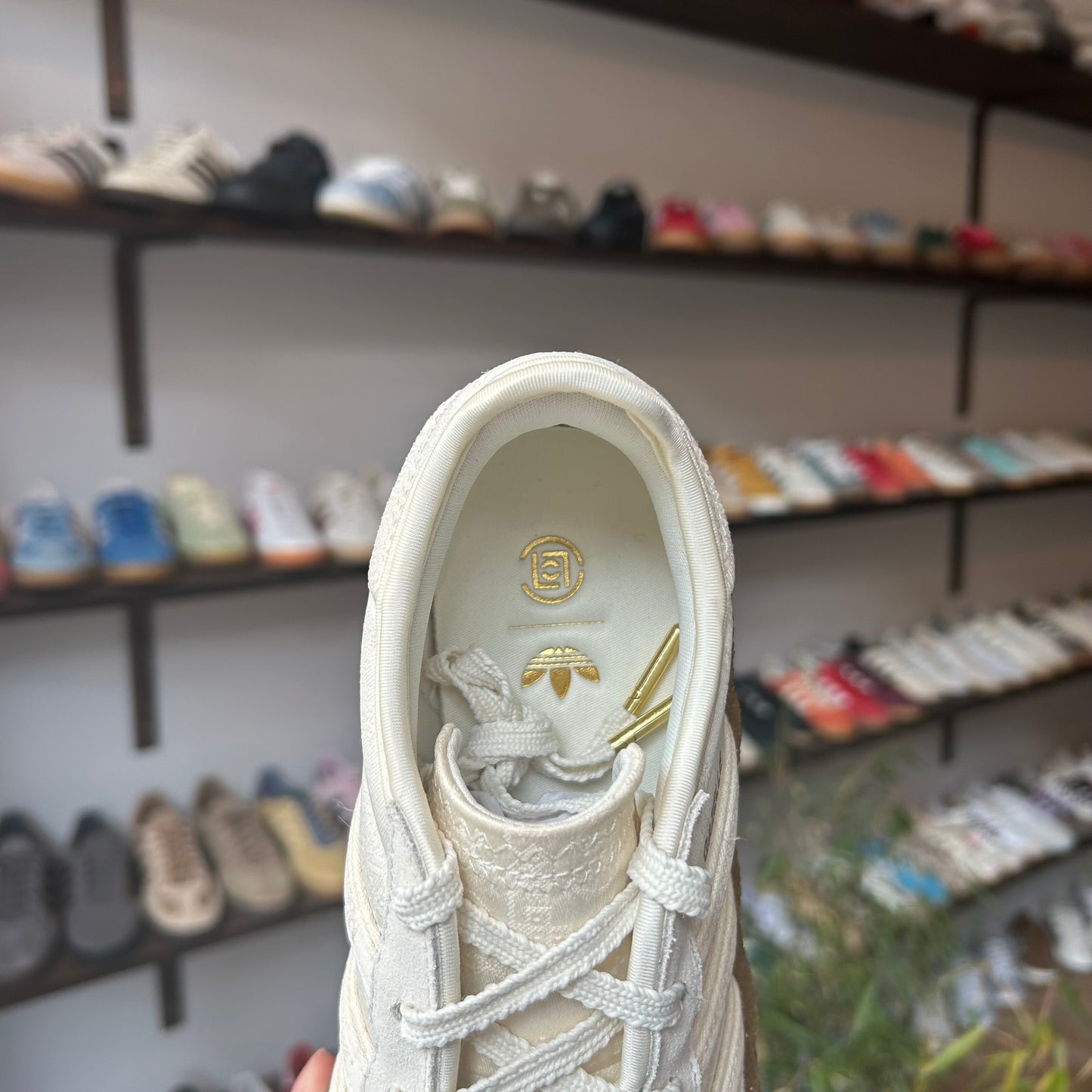 adidas Gazelle Crepe CLOT By Edison Chen Crew White