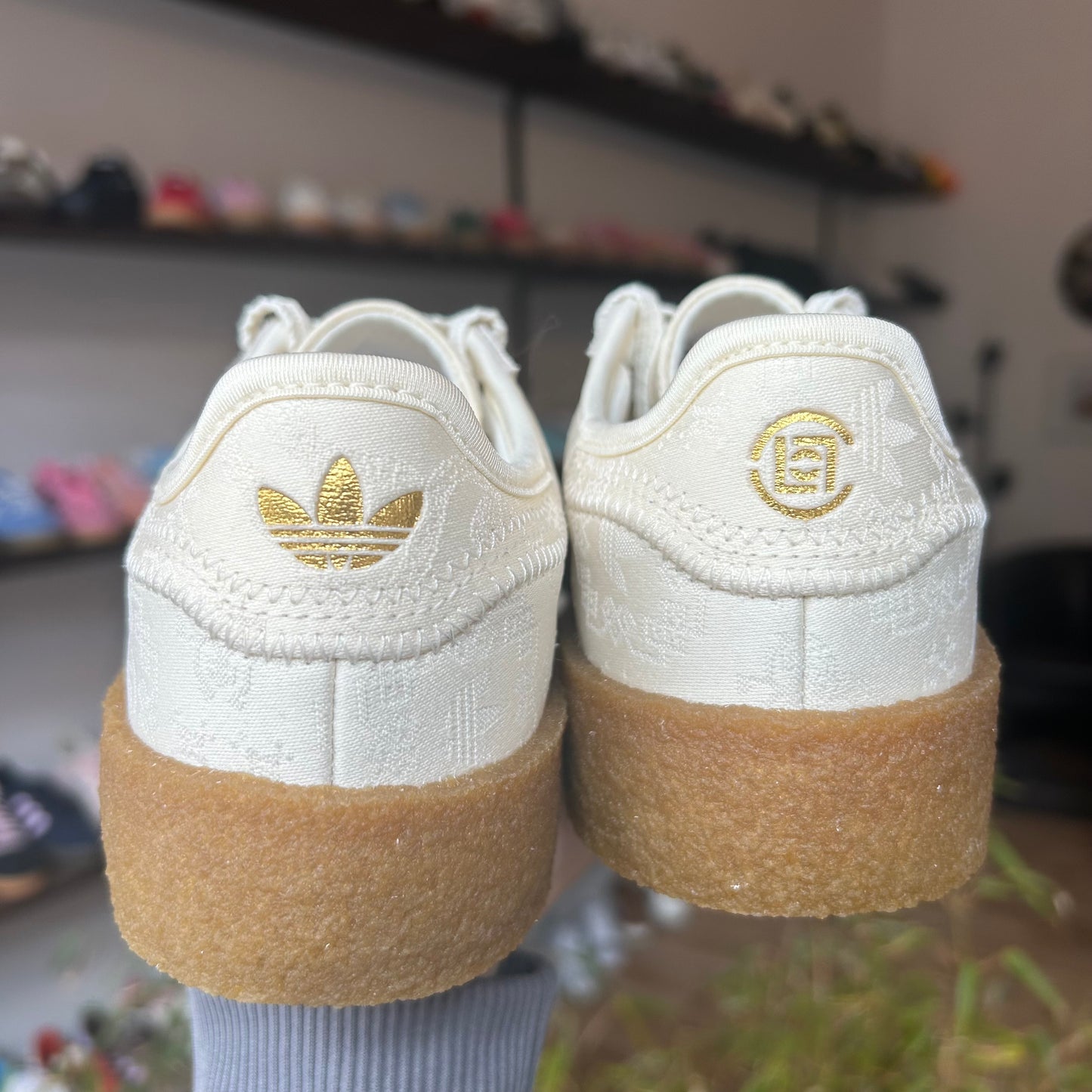 adidas Gazelle Crepe CLOT By Edison Chen Crew White