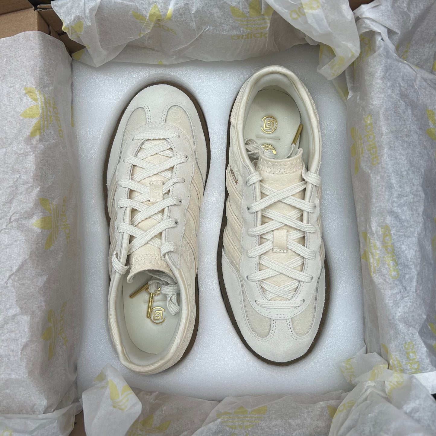 adidas Gazelle Crepe CLOT By Edison Chen Crew White