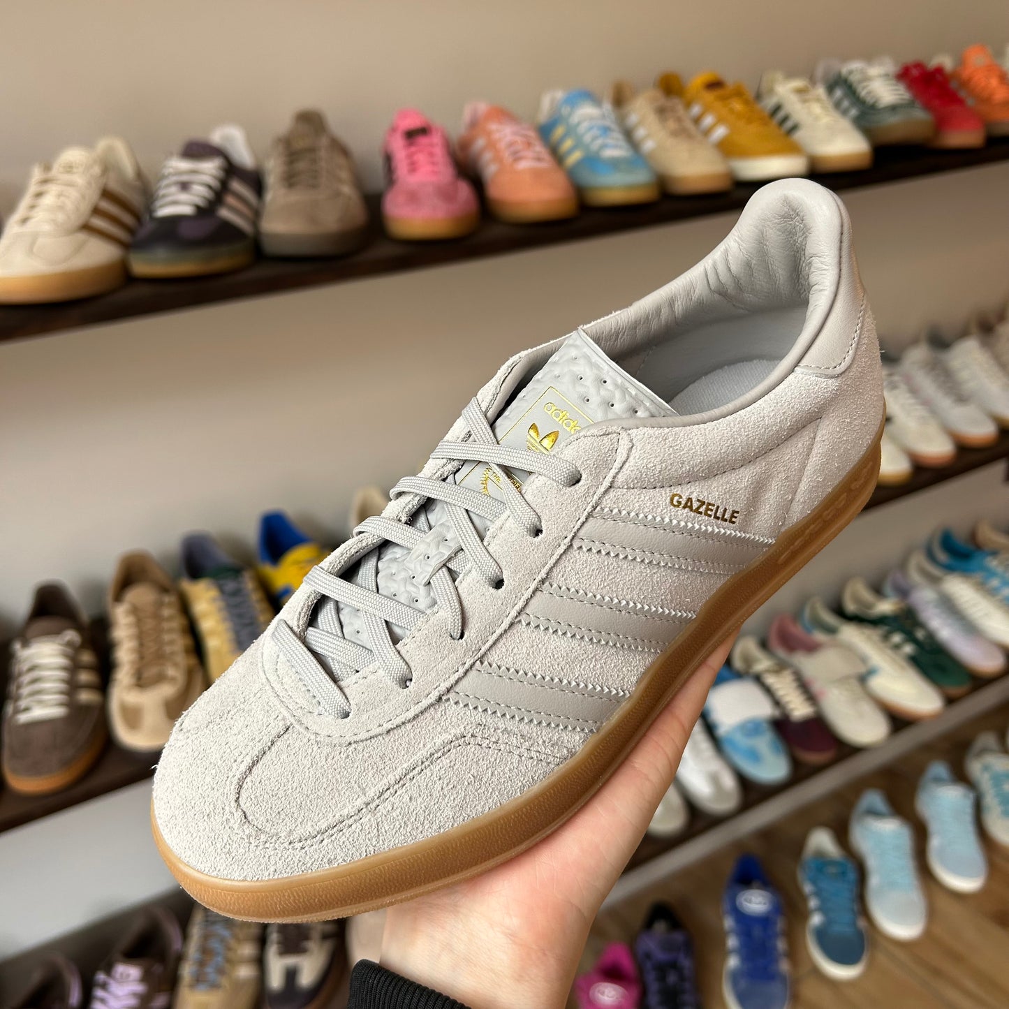 adidas Gazelle Grey Gum Exclusive Colorway