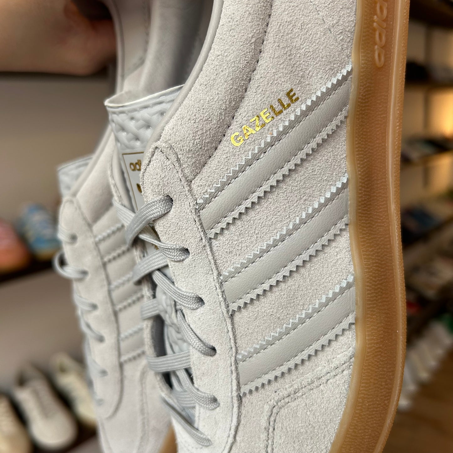 adidas Gazelle Grey Gum Exclusive Colorway