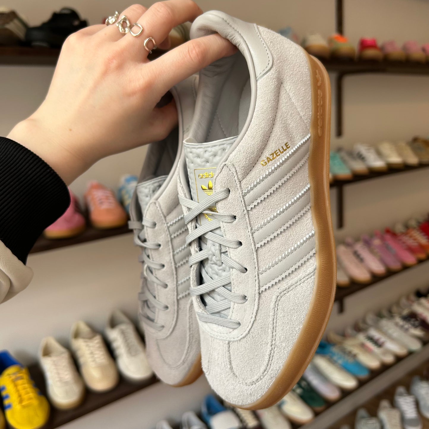 adidas Gazelle Grey Gum Exclusive Colorway