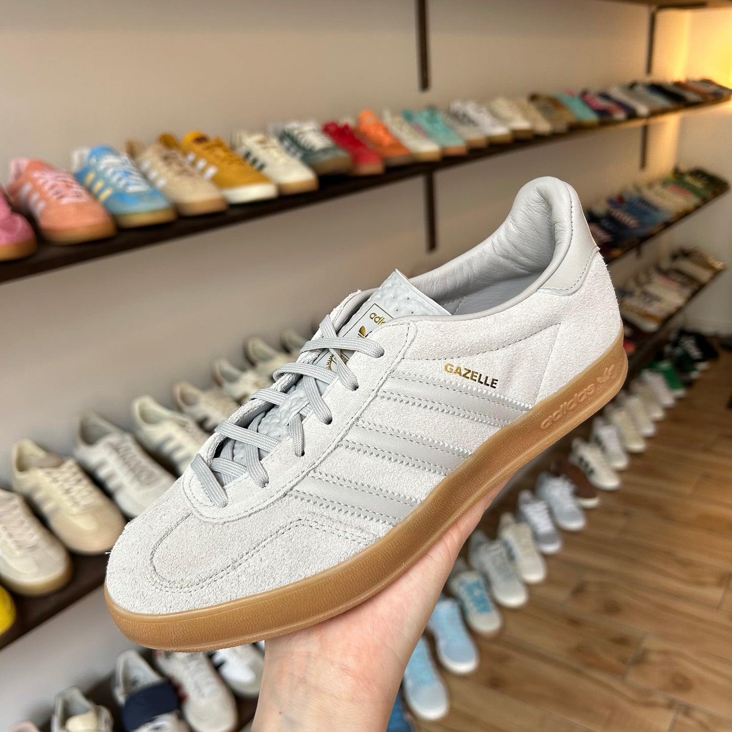 adidas Gazelle Grey Gum Exclusive Colorway