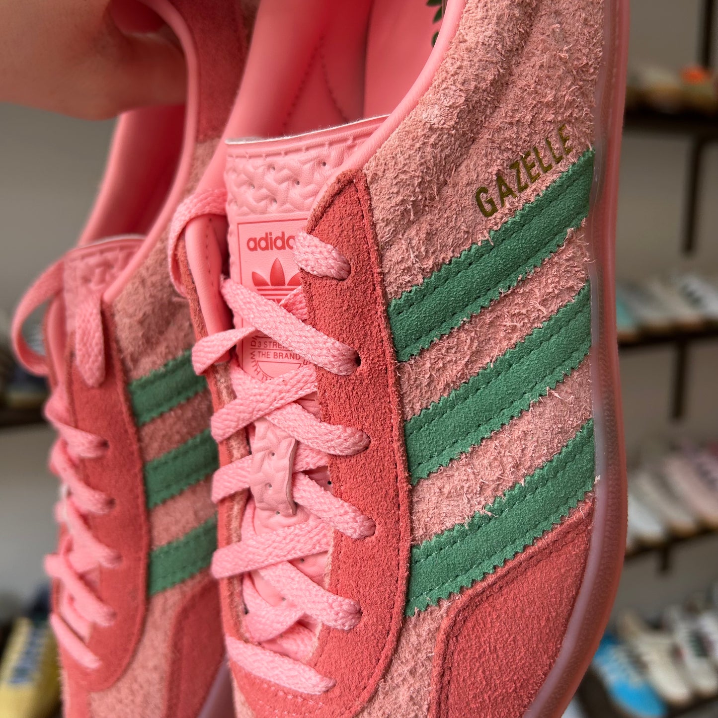 adidas Gazelle Indoor Semi Pink Spark Preloved Scarlet (Women's)