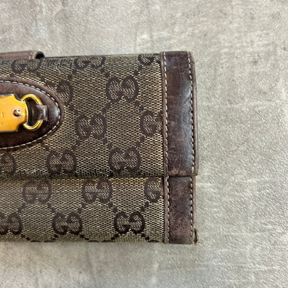 Gucci GG Canvas Long Wallet 2000er Vintage