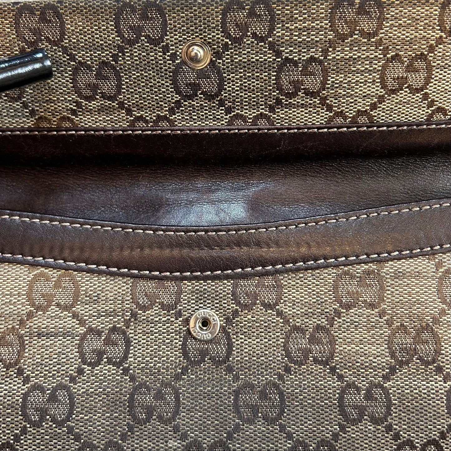 Gucci GG Canvas Long Wallet 2000er Vintage