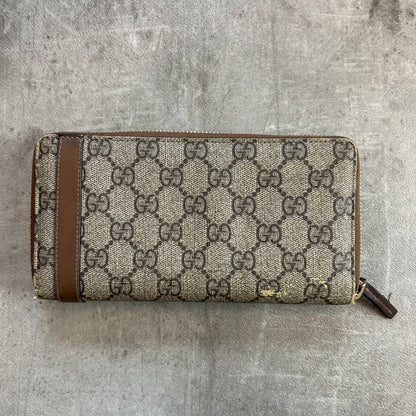 Gucci GG Monogramm Zip Wallet Braun - Vintage 2000er/2010er