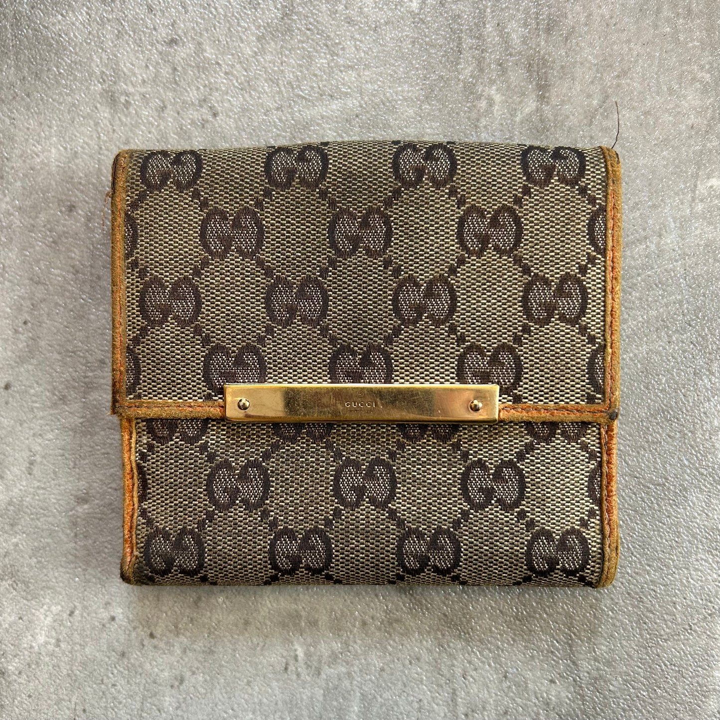 Gucci GG Canvas Monogramm Wallet - Vintage 2000er