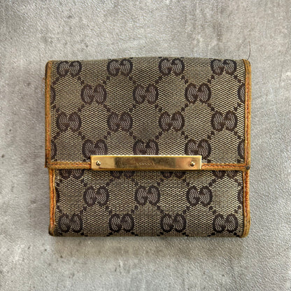 Gucci GG Canvas Monogramm Wallet - Vintage 2000er