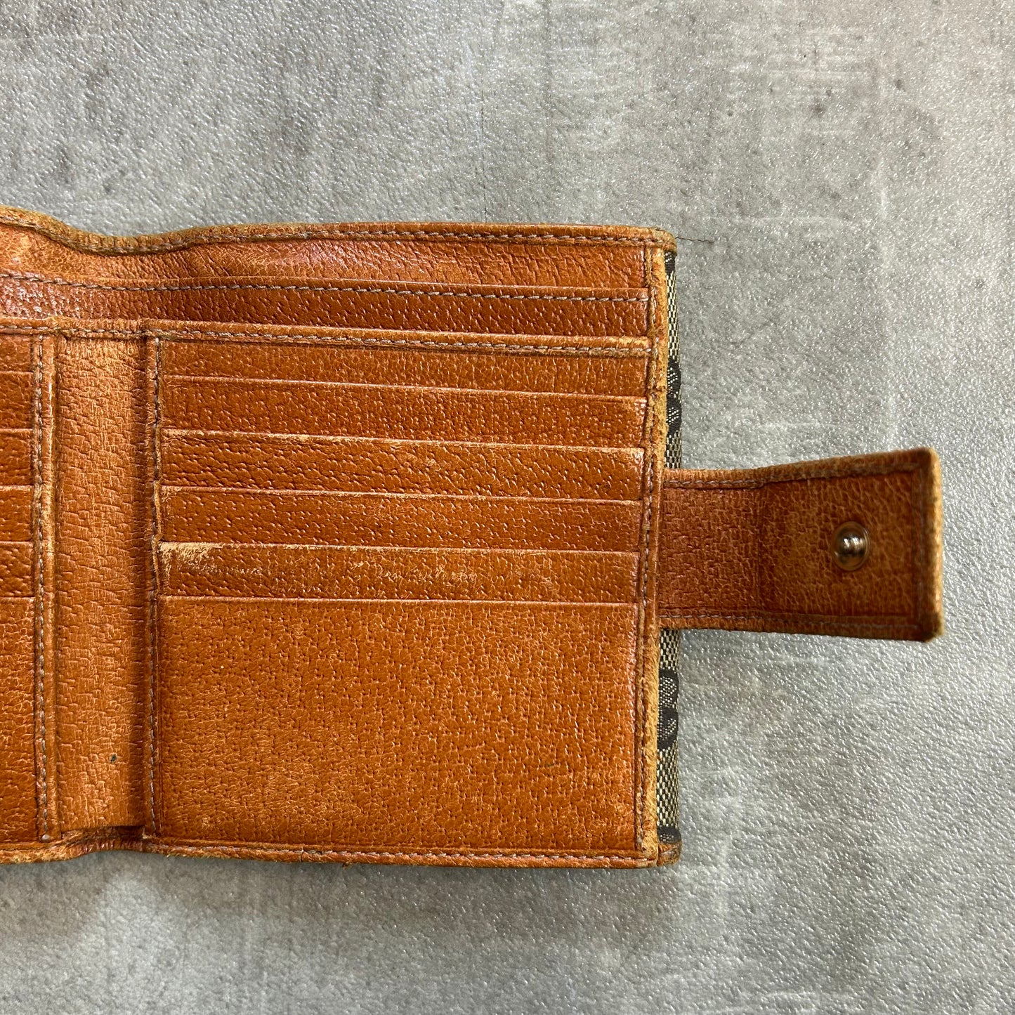 Gucci GG Canvas Monogramm Wallet - Vintage 2000er