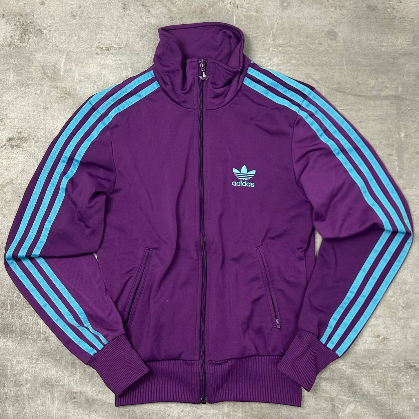 00s Adidas Originals Trackjacke Lila-Hellblau