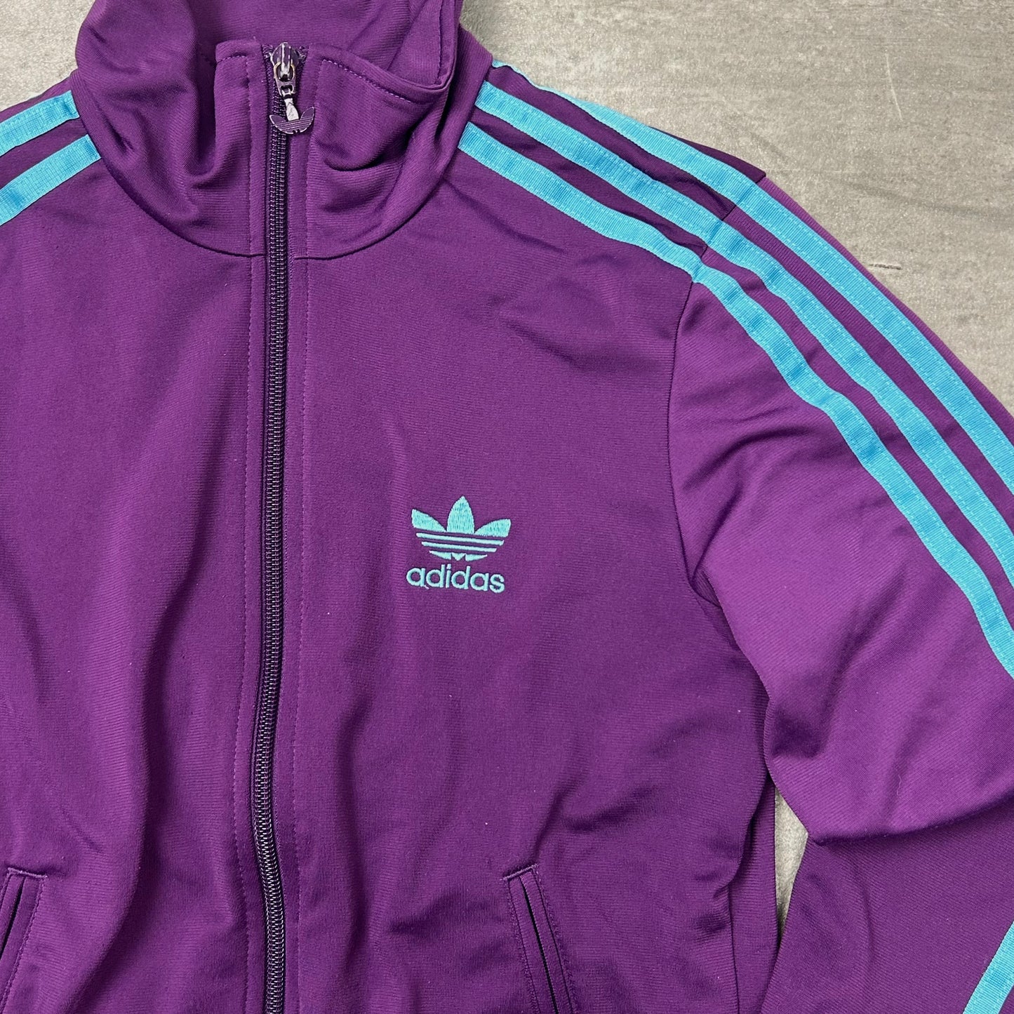00s Adidas Originals Trackjacke Lila-Hellblau