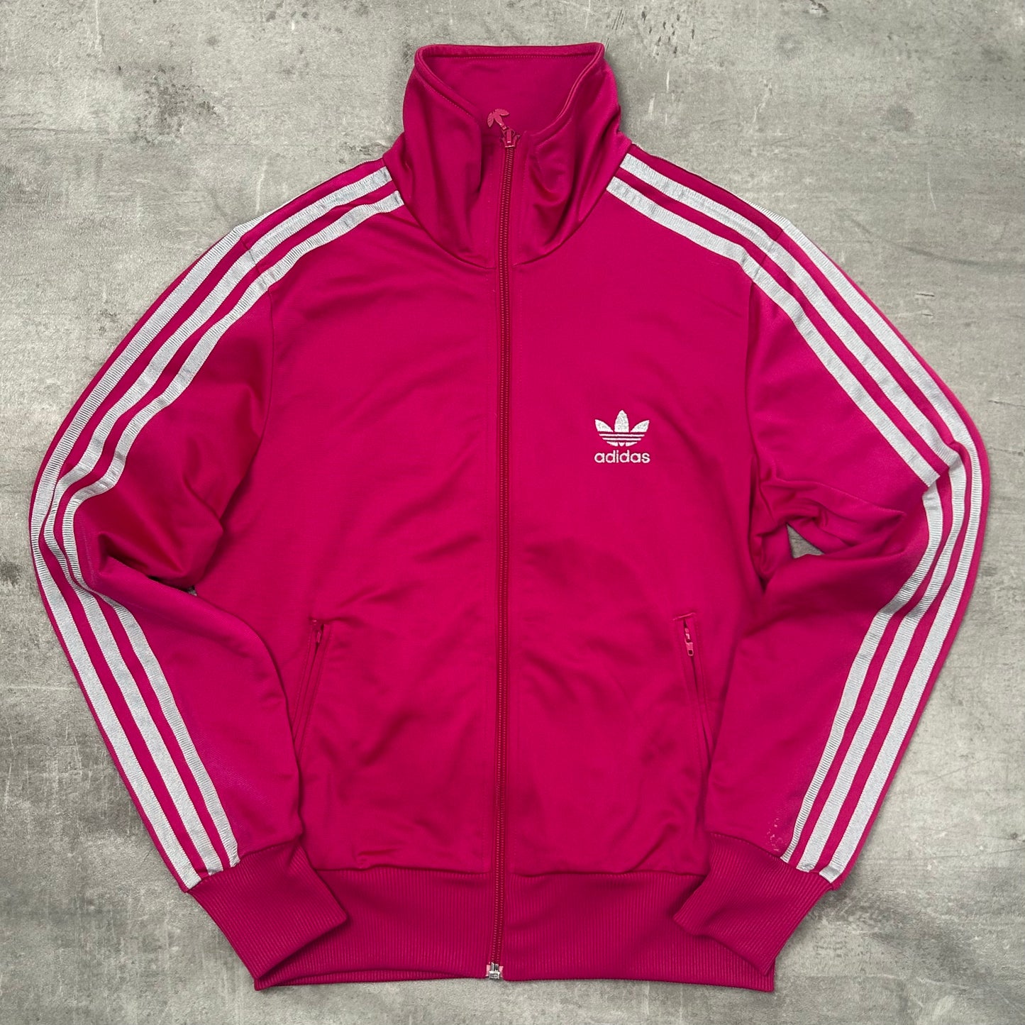 00s Adidas Originals Trackjacke Pink-Silber