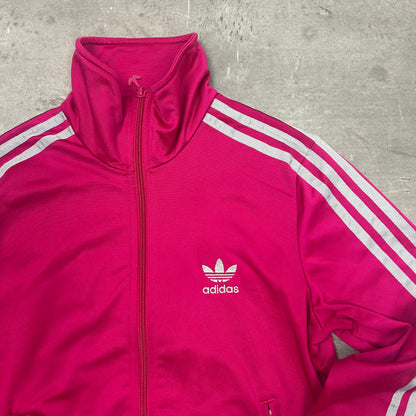 00s Adidas Originals Trackjacke Pink-Silber