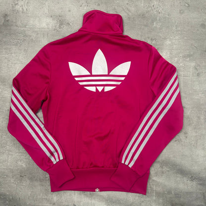 00s Adidas Originals Trackjacke Pink-Silber