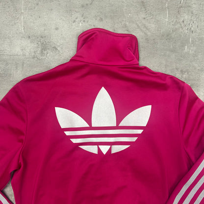 00s Adidas Originals Trackjacke Pink-Silber