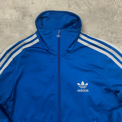 00s Adidas Originals Trackjacke Blau-Silber