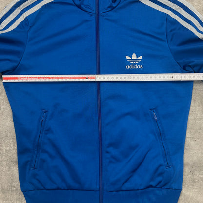 00s Adidas Originals Trackjacke Blau-Silber