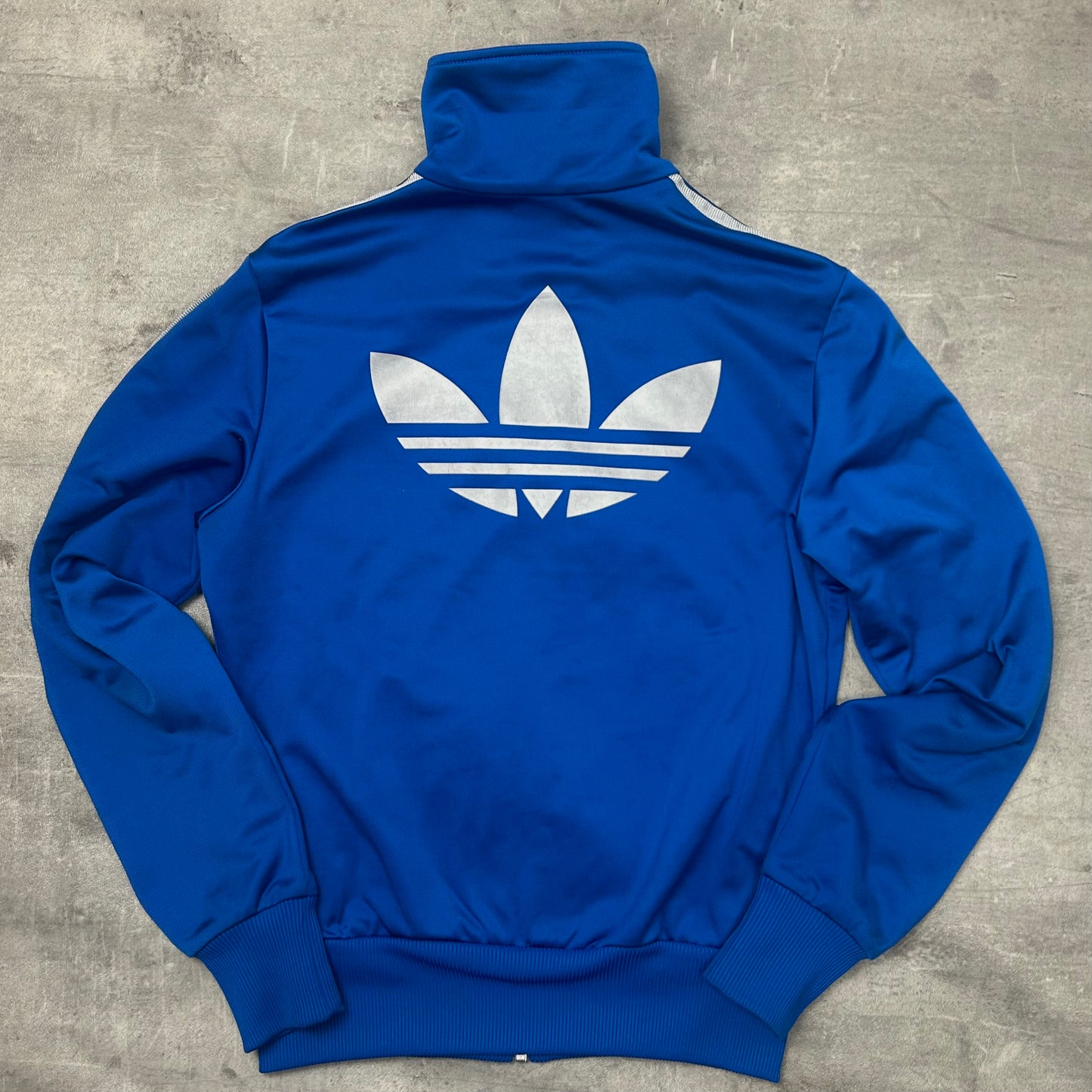 00s Adidas Originals Trackjacke Blau-Silber