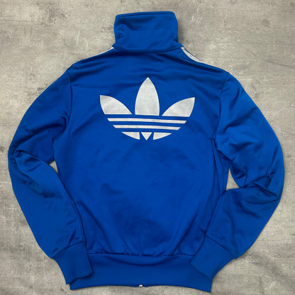 00s Adidas Originals Trackjacke Blau-Silber