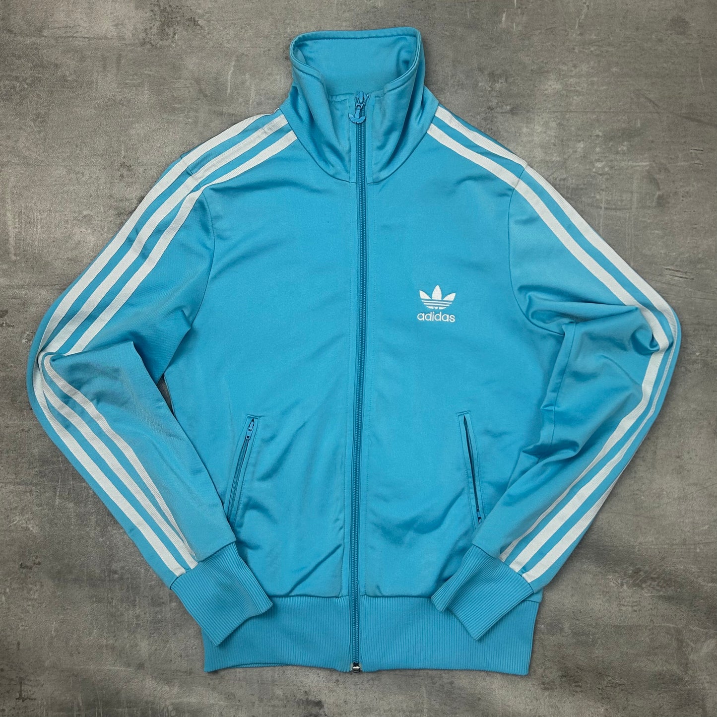 00s Adidas Originals Trackjacke Blau-Weiß