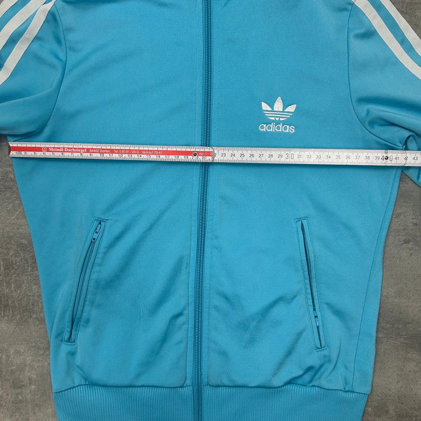 00s Adidas Originals Trackjacke Blau-Weiß