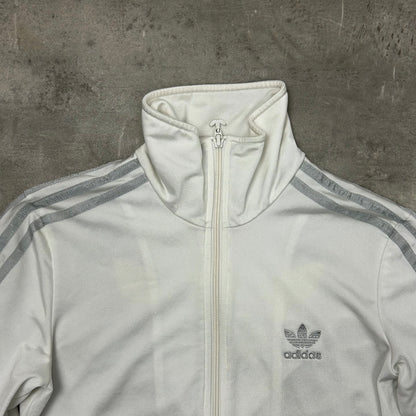 00s Adidas Originals Trackjacke Weiß-Silber