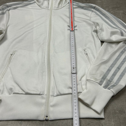 00s Adidas Originals Trackjacke Weiß-Silber