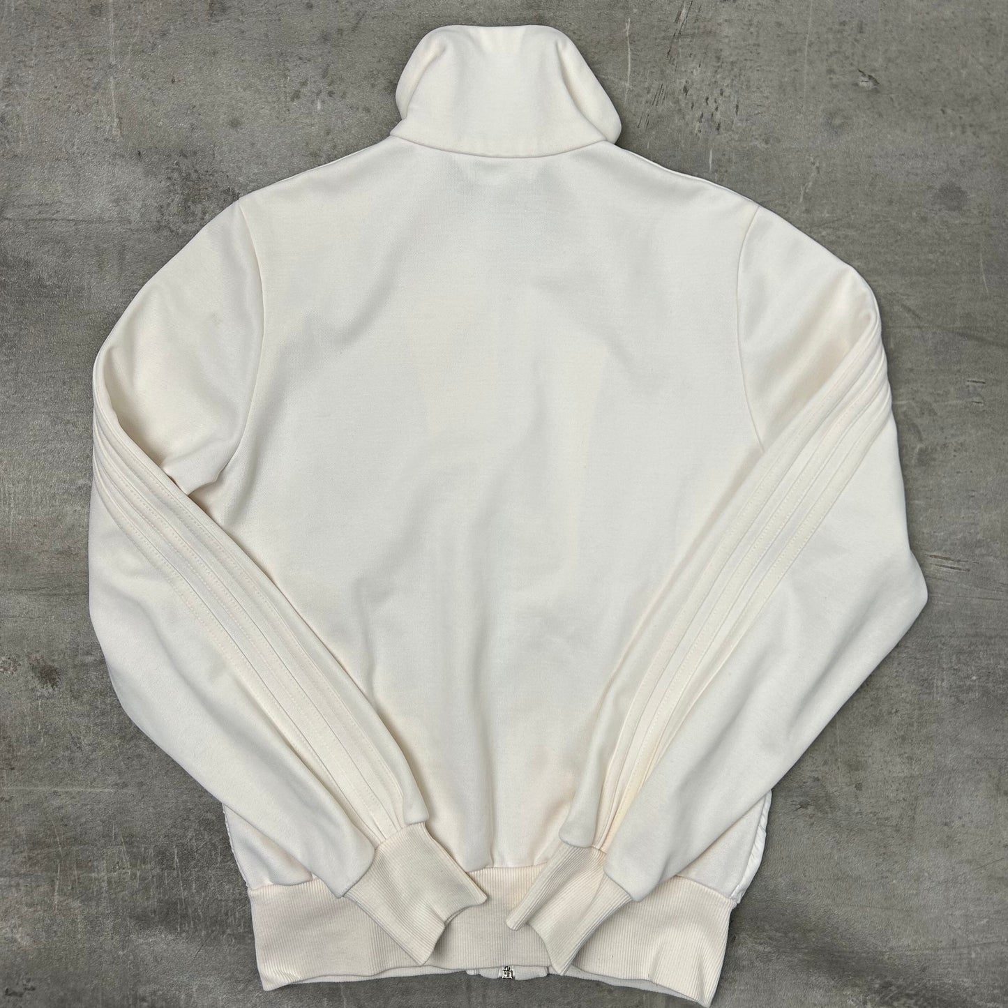 00s Adidas Originals Trackjacke Weiß-Creme-Silber