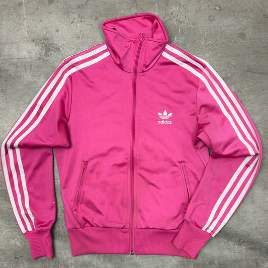 00s Adidas Originals Trackjacke Rosa-Weiß