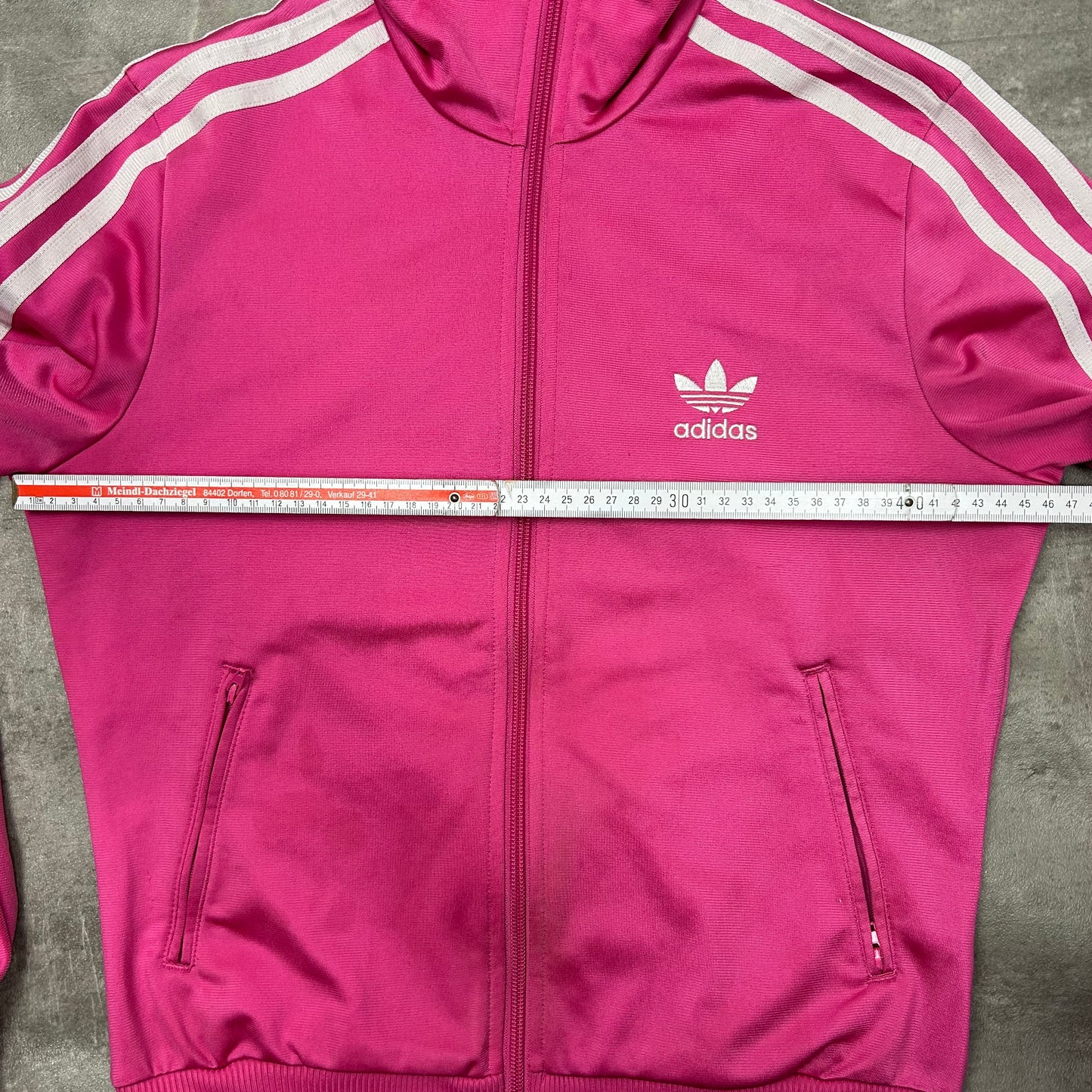 00s Adidas Originals Trackjacke Rosa-Weiß