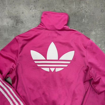 00s Adidas Originals Trackjacke Rosa-Weiß