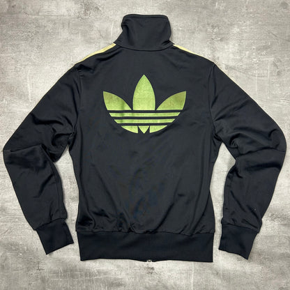 00s Adidas Originals Trackjacke Schwarz-Gold