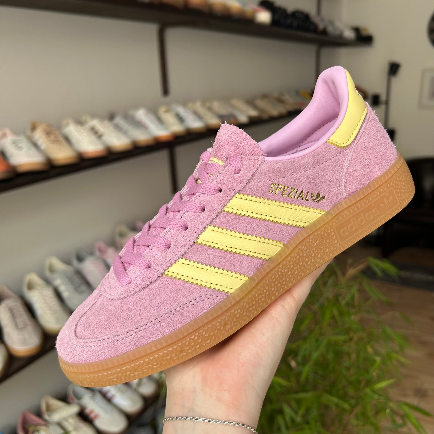 adidas Handball Spezial Bliss Lilac Yellow (Women's)