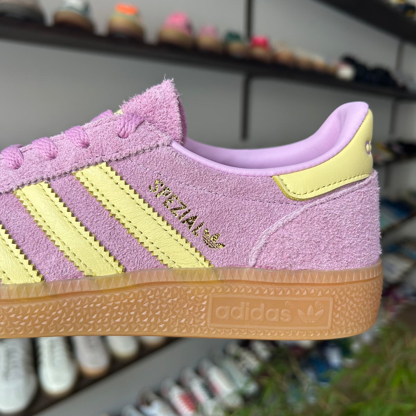 adidas Handball Spezial Bliss Lilac Yellow (Women's)