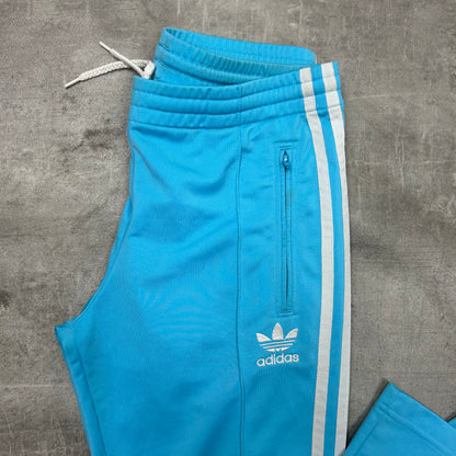 00s adidas Originals Trackhose Hellblau-Weiß