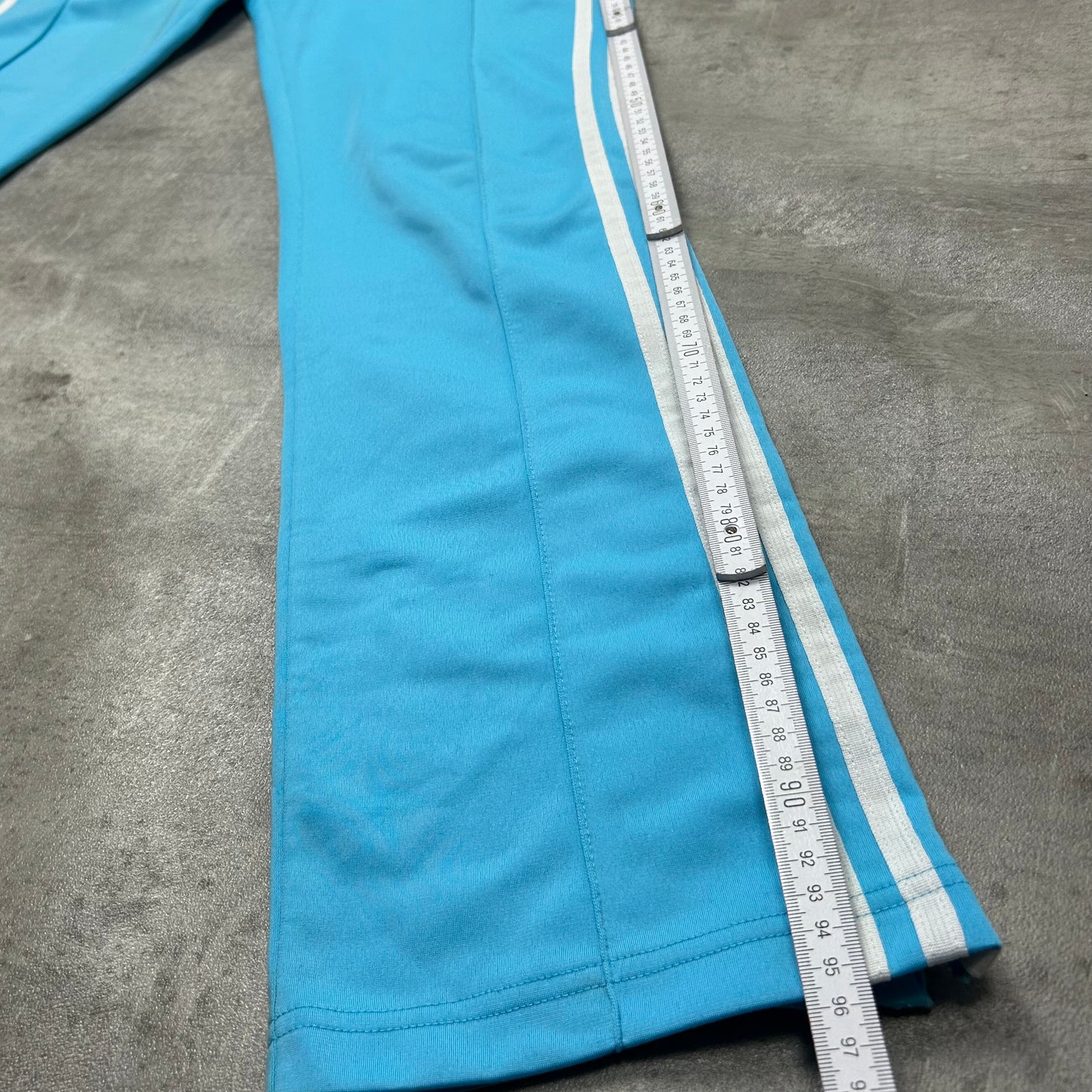 00s adidas Originals Trackhose Hellblau-Weiß