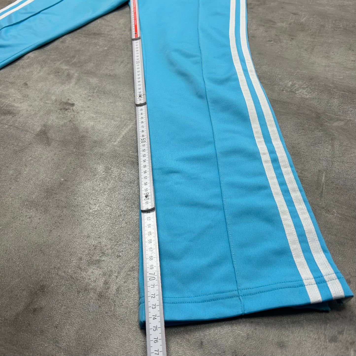 00s adidas Originals Trackhose Hellblau-Weiß