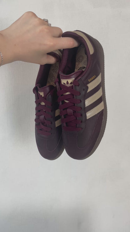 adidas Samba OG Maroon Crystal Sand